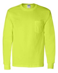 Image of Ultra Cotton® Long Sleeve Pocket T-Shirt - 2410