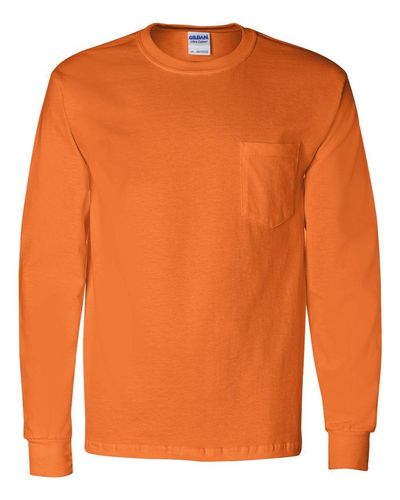 Ultra Cotton® Long Sleeve Pocket T-Shirt - 2410 image thumbnail