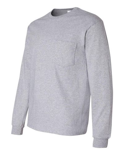 Ultra Cotton® Long Sleeve Pocket T-Shirt - 2410 image thumbnail