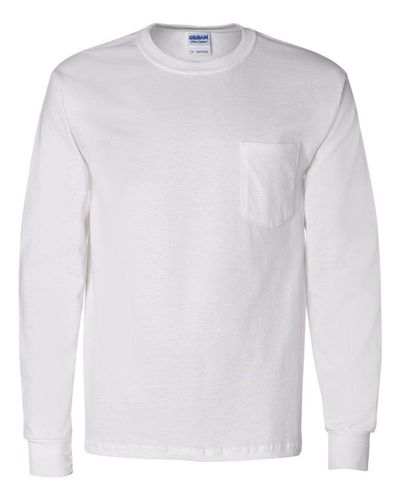 Ultra Cotton® Long Sleeve Pocket T-Shirt - 2410 image thumbnail
