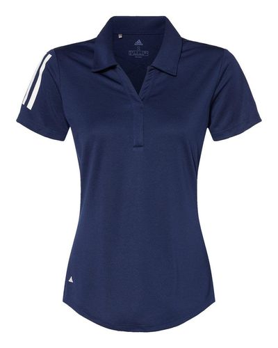 Women's Floating 3-Stripes Polo - A481 image thumbnail
