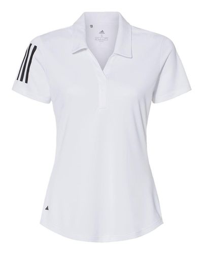 Women's Floating 3-Stripes Polo - A481 image thumbnail
