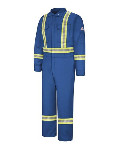 Premium Coverall with CSA Compliant Reflective Trim - EXCEL FR® ComforTouch®. - CLBC image thumbnail