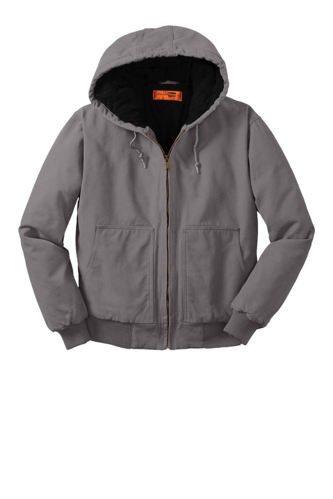 CornerStone Washed Duck Cloth Insulated Hooded Work Jacket. CSJ41 primary image