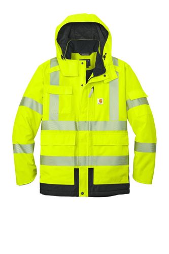 Carhartt ANSI 107 Class 3 Waterproof Heavyweight Insulated Jacket CT106694 image thumbnail