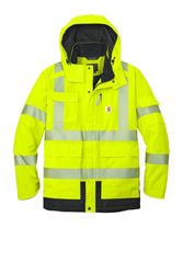 Image of Carhartt ANSI 107 Class 3 Waterproof Heavyweight Insulated Jacket CT106694