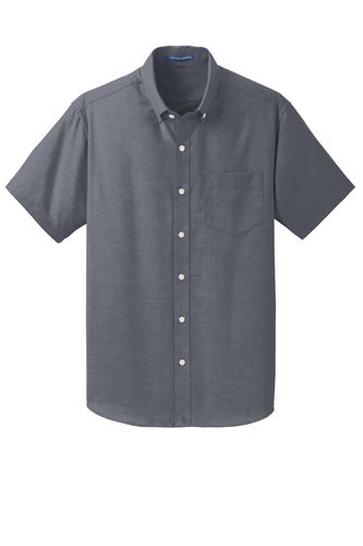 Port Authority Short Sleeve SuperPro Oxford Shirt. S659 image thumbnail