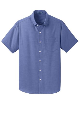 Port Authority Short Sleeve SuperPro Oxford Shirt. S659 image thumbnail