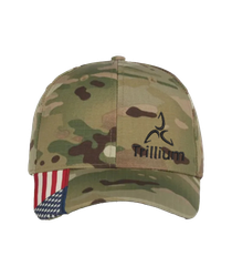 Image of *In Stock* Trillium Multicam Cap USA Flag Visor