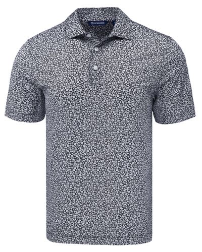 Cutter & Buck Pike Eco Flora Print Recycled Mens Polo image thumbnail
