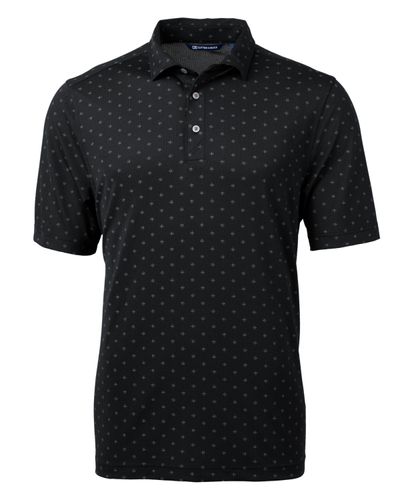 Cutter & Buck Virtue Eco Pique Tile Print Recycled Mens Polo image thumbnail