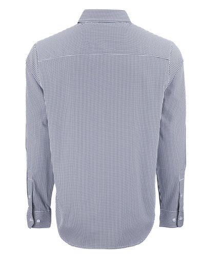 Cutter & Buck Skyline Epic Confidence Recycled Gingham Mens Long Sleeve Dress Shirt image thumbnail