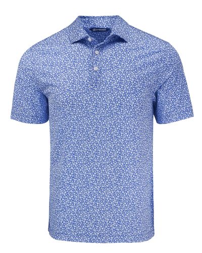 Cutter & Buck Pike Eco Flora Print Recycled Mens Big & Tall Polo Big & Tall image thumbnail