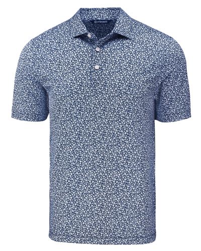 Cutter & Buck Pike Eco Flora Print Recycled Mens Big & Tall Polo Big & Tall image thumbnail