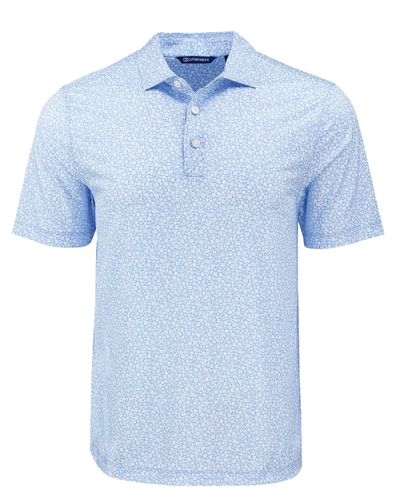Cutter & Buck Pike Eco Flora Print Recycled Mens Big & Tall Polo Big & Tall image thumbnail