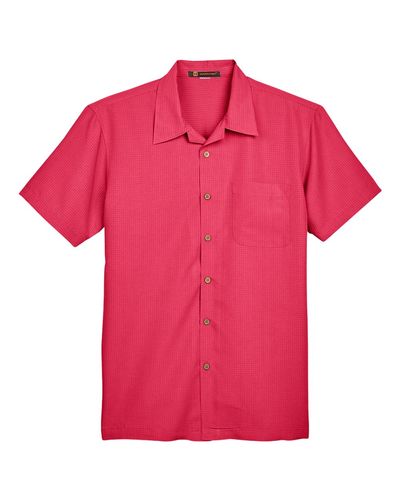 Men's Barbados Textured Camp Shirt - M560 image thumbnail Men's Barbados Textured Camp Shirt - M560 image thumbnail