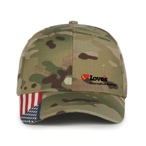 Love's Alternative Energy MultiCam USA Hat image thumbnail