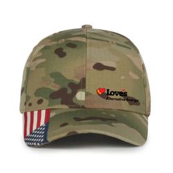 Image of Love's Alternative Energy MultiCam USA Hat