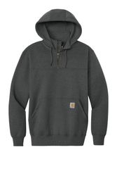 Image of Carhartt Tall Rain Defender Paxton Heavyweight Hooded Zip Mock Sweatshirt CTT100617