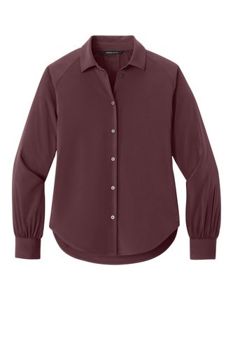 Mercer+Mettle Women's Long Sleeve Buttery Soft Blouse MM2017 image thumbnail