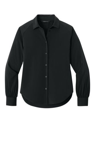 Mercer+Mettle Women's Long Sleeve Buttery Soft Blouse MM2017 image thumbnail