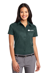 Image of A3129 Port Authority Ladies Short Sleeve Easy Care Shirt (EMB L508)
