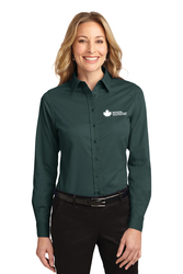 Image of A3130 Port Authority Ladies Long Sleeve Easy Care Shirt (EMB L608) 