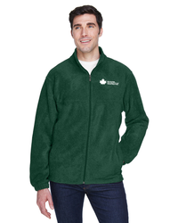 Image of A1996 Harriton Mens 8 Oz. Full-Zip Fleece (EMB M990)