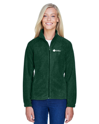 Image of A1995 Harriton Ladies' 8 Oz. Full-Zip Fleece (EMB M990W)