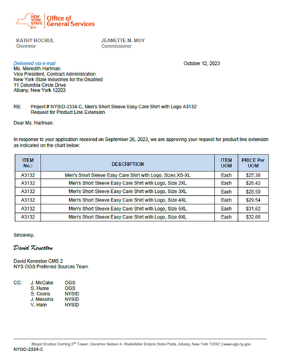 A3132 Port Authority Short Sleeve Easy Care Shirt (EMB S508) image thumbnail