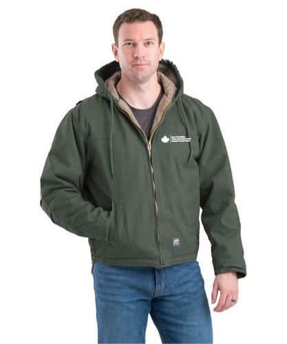 A3133 Heartland Washed Duck Hooded Work Coat (Emb-HJ626)  image thumbnail