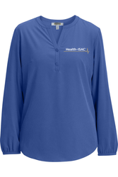 Image of Open V-Neck Blouse