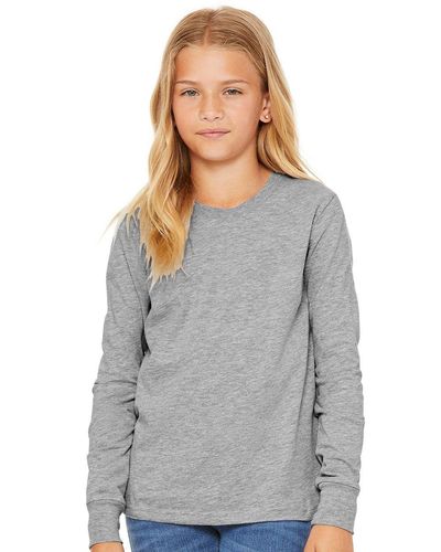 Youth Jersey Long Sleeve Tee - 3501Y image thumbnail