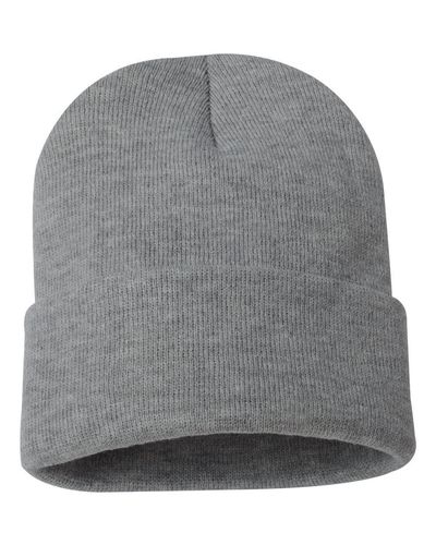 12" Solid Cuffed Beanie - SP12 image thumbnail