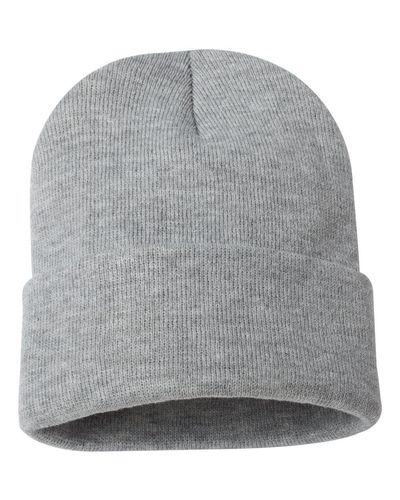 12" Solid Cuffed Beanie - SP12 image thumbnail