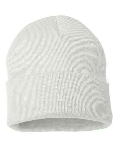 12" Solid Cuffed Beanie - SP12 image thumbnail