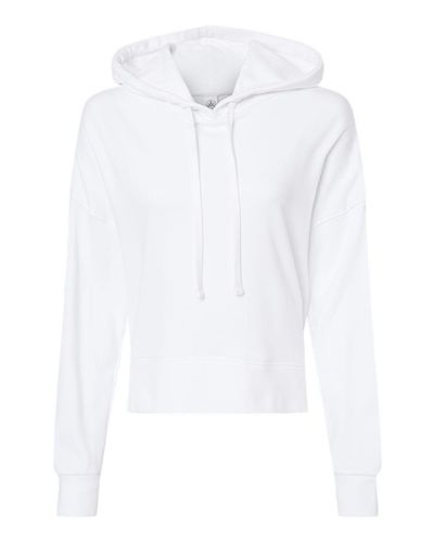 Women's Eco-Washed Terry Hoodie - 9906ZT  image thumbnail