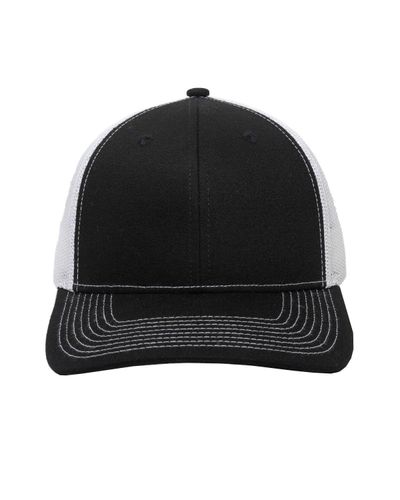 Structured Trucker With Solid Mesh Back Hat  image thumbnail