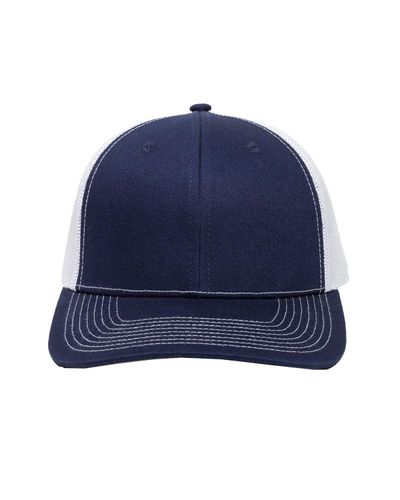 Structured Trucker With Solid Mesh Back Hat  image thumbnail