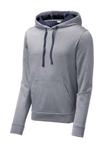 Sport-Tek PosiCharge Sport-Wick Heather Fleece Hooded Pullover. ST264 image thumbnail