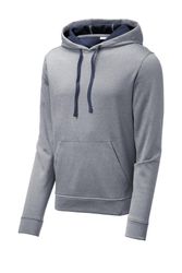 Image of Sport-Tek PosiCharge Sport-Wick Heather Fleece Hooded Pullover. ST264 