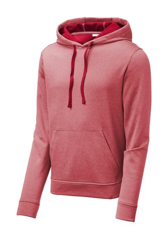 Sport-Tek PosiCharge Sport-Wick Heather Fleece Hooded Pullover. ST264 image thumbnail