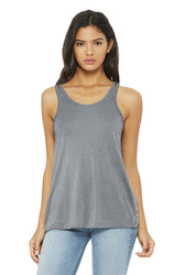 Image of BELLA+CANVAS  Women's Flowy Racerback Tank. 