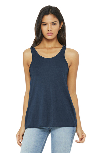 BELLA+CANVAS  Women's Flowy Racerback Tank.   image thumbnail