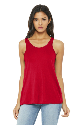 BELLA+CANVAS  Women's Flowy Racerback Tank.   image thumbnail