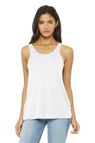 BELLA+CANVAS  Women's Flowy Racerback Tank.   image thumbnail