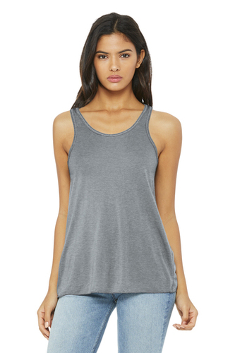 BELLA+CANVAS  Women's Flowy Racerback Tank.   image thumbnail
