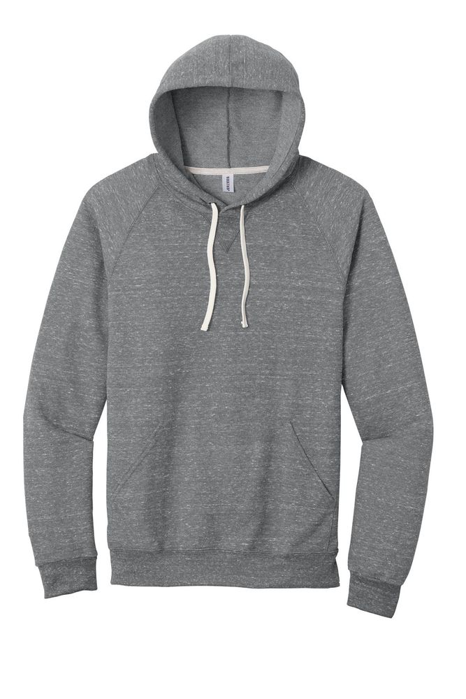 Jerzees Snow Heather French Terry Raglan Hoodie 90M primary image