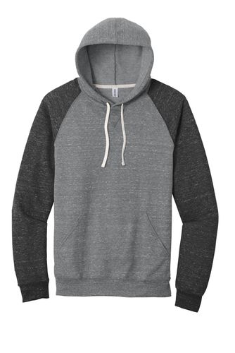 Jerzees Snow Heather French Terry Raglan Hoodie 90M  image thumbnail