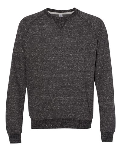 Snow Heather French Terry Crewneck Sweatshirt - 91MR  image thumbnail